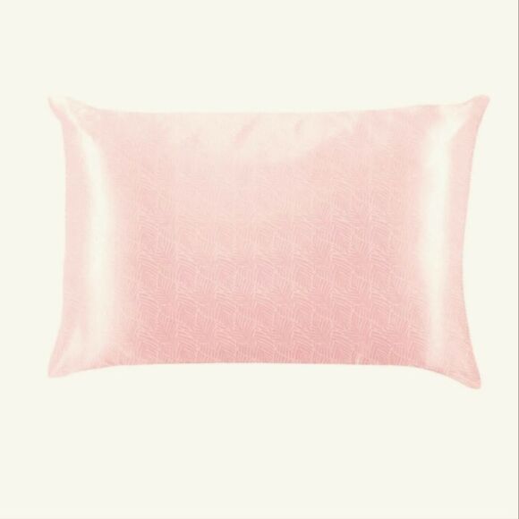 Lemon Lavender Pink Print Silky Satin Pillowcase - Picture 3 of 10